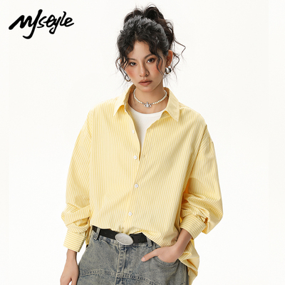MJSTYLE宽松百搭经典衬衫