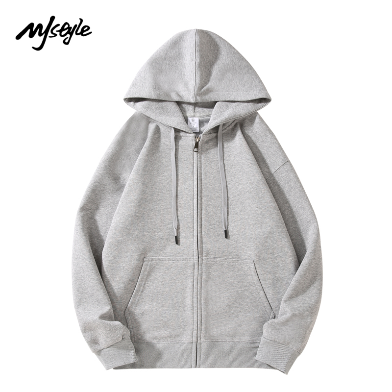 MJSTYLE连帽开衫卫衣男女同款