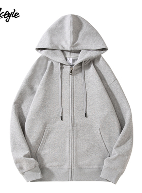 MJ STYLE连帽开衫卫衣女2026春季高级感外套宽松百搭休闲上衣