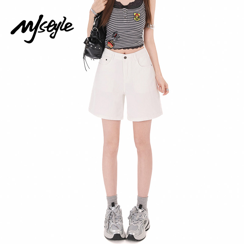 MJSTYLE美式简约牛仔裤女2026
