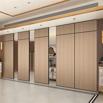 全国酒店活动隔断墙饭店包厢宴会厅吊轨屏风办公室推拉隔音折叠门