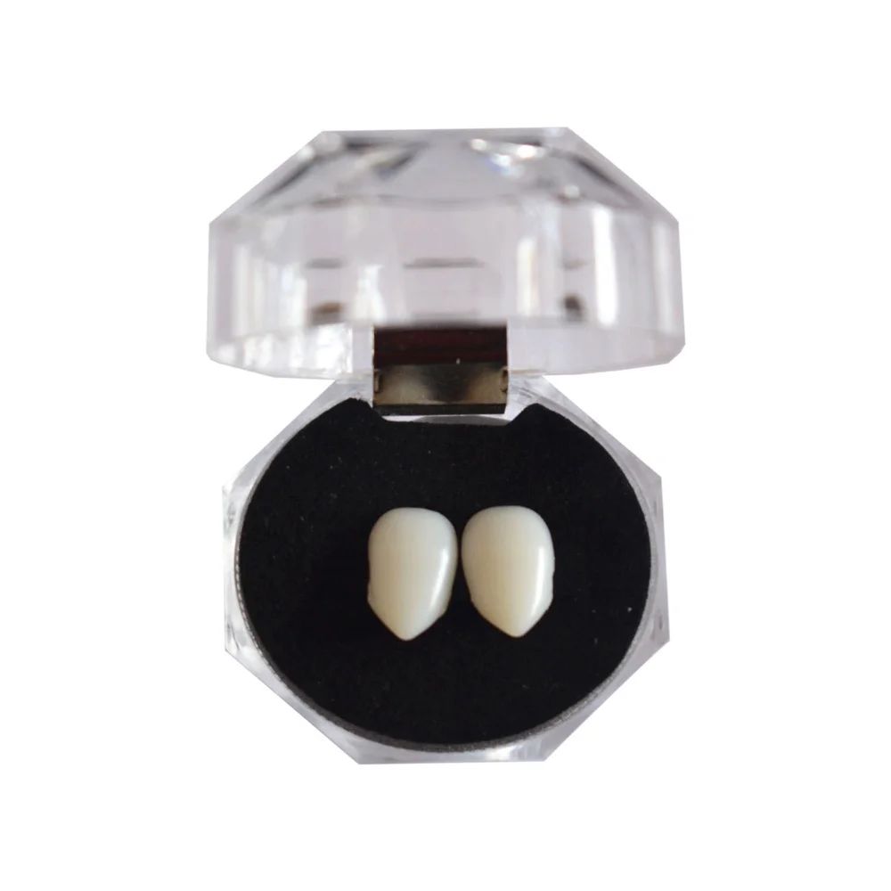thumbnail for 1 Pair Teeth Fangs Dentures Props Halloween Vampire Cosplay
