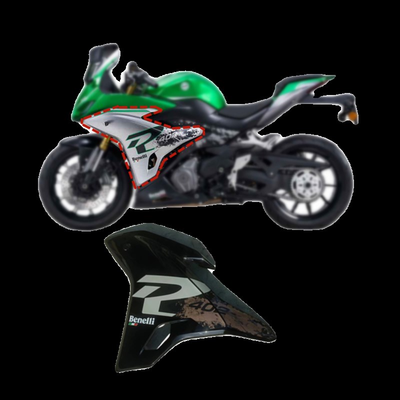 适用贝纳利龙卷风402 BJ400-16A头罩导流罩大灯护板尾罩油箱减震