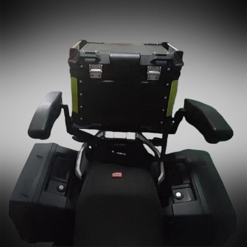 拉力摩托车后座通用安全扶手可折叠电动车后备箱踏板车尾箱扶手架