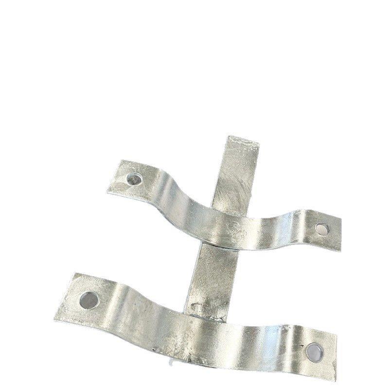 厂家现货热镀锌电缆抱箍电缆支架电缆上杆单电缆双电缆