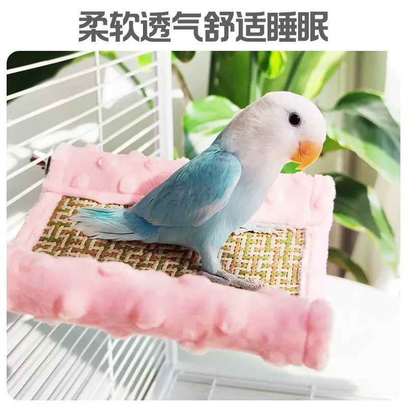 8玖-鹦鹉四季睡觉窝降温鸟窝凉席站台鸟巢鸟帐篷双层吊床跳台踏板,宠物/宠物食品及用品,鸟窝,淘宝优惠券,粉丝福利购,淘宝优惠卷