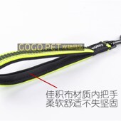 宠物训犬短牵中大型犬一步牵金毛德牧马犬牵引绳狗绳带锦纶遛狗链