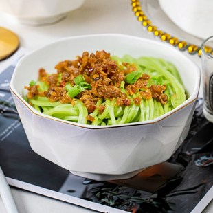 吃面碗家用2023新款汤碗678寸大号碗陶瓷轻奢海碗沙拉泡面碗大碗