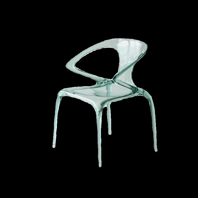 亚克力透明餐椅家用AVA椅子创意网红设计师椅轻奢休闲水晶靠背椅