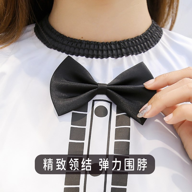 理发店专业美发围布网红款潮定制logo围布不沾发高档发廊专用理发