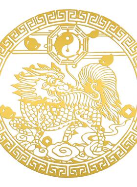 麒麟一对隐形金属贴大号解决入户门对门卧室厕所门对厨房床头朝西