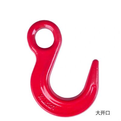国标高强度起重吊钩钢管钩大开口钩美式环眼钩旋转钩羊角钩宽嘴钩
