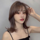 短卷发假发套自然全头套式 假发女中长发网红锁骨发2021年时尚 新款