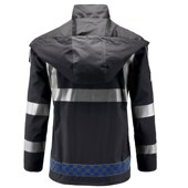 户外高速公路养护路政交通荧光黄安全防水反光雨衣套装 外套