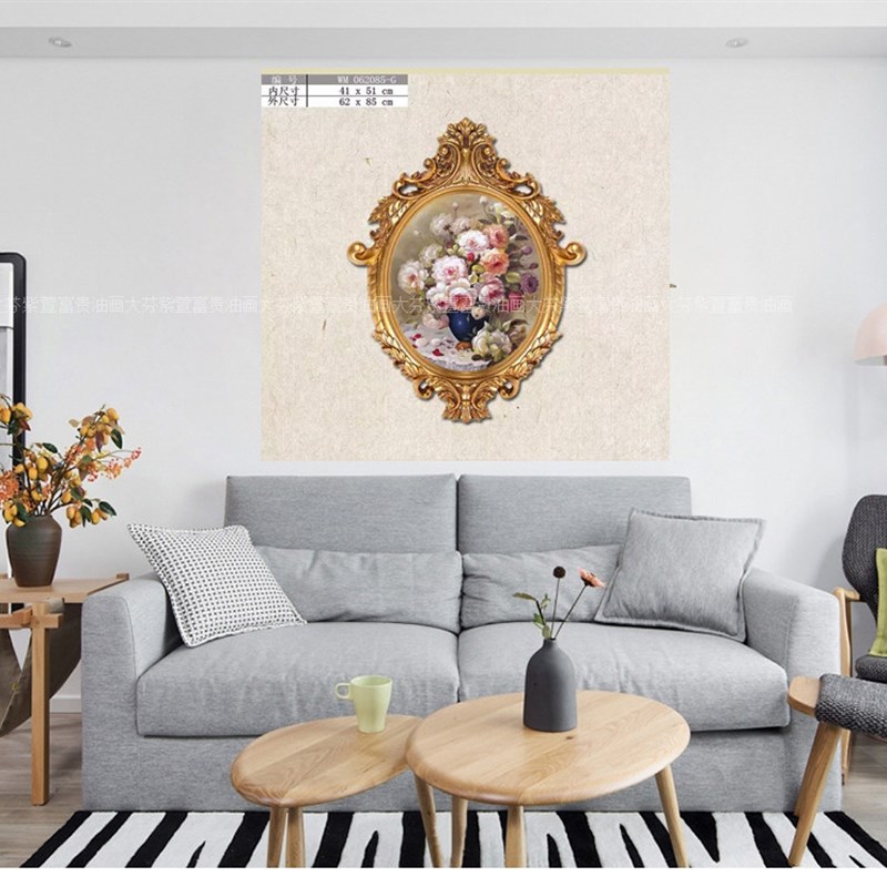 欧式纯手绘油画客厅别墅餐厅办公室玄关沙发背景装饰画挂画图片