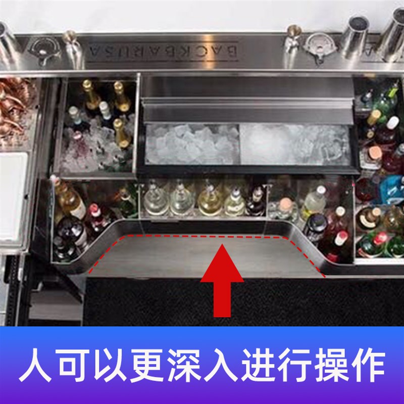 调酒台 调酒工作台吧台酒吧调酒操作台定做 滤水板漏网操作台定做