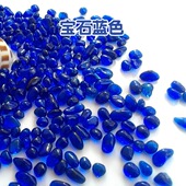 彩色石头玻璃砂鱼缸造景园艺白石子多肉盆装 饰鱼缸底砂水晶玻璃珠