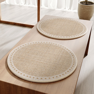 四季圆形椅子垫中式木凳子坐垫圆凳屁垫餐桌椅垫家用懒人防滑垫子