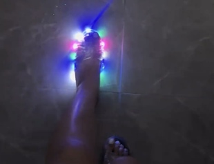 生日搞笑闺蜜送朋友搞怪沙雕爆闪前任姐妹发光水晶鞋透明生日礼物