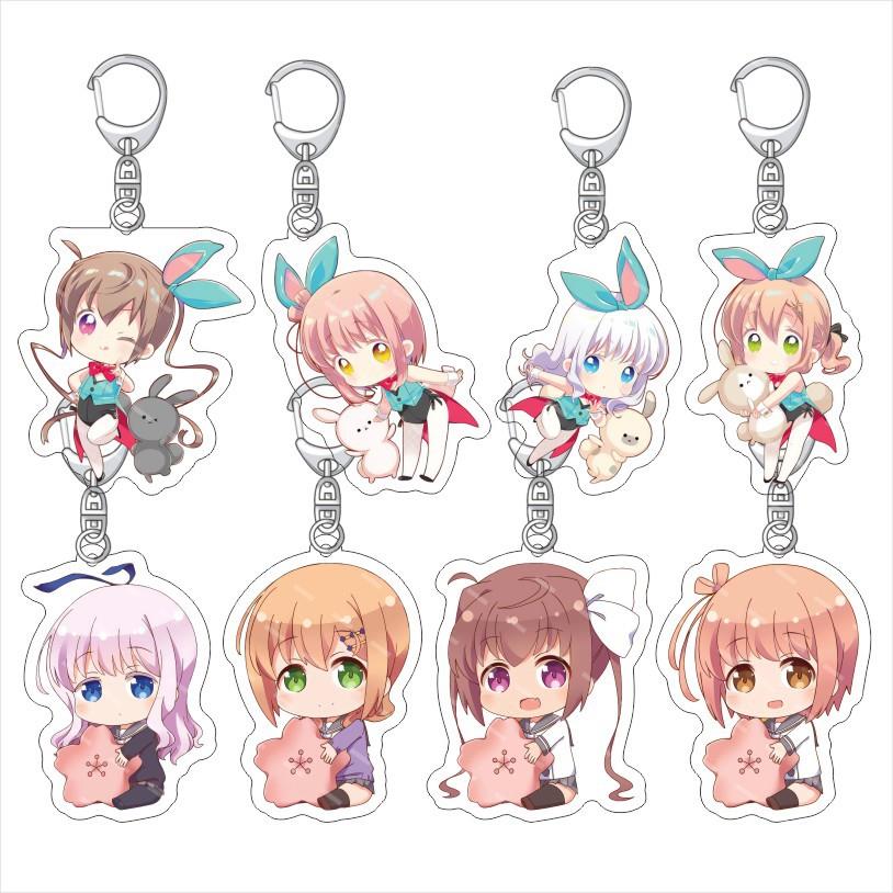 Slow Start 亚克力钥匙扣 一之濑花名十仓荣依子千石冠亚克力挂件