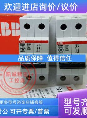 议价ABB二极微型断路器 S252S-C2  2P 2A  S252S-C02