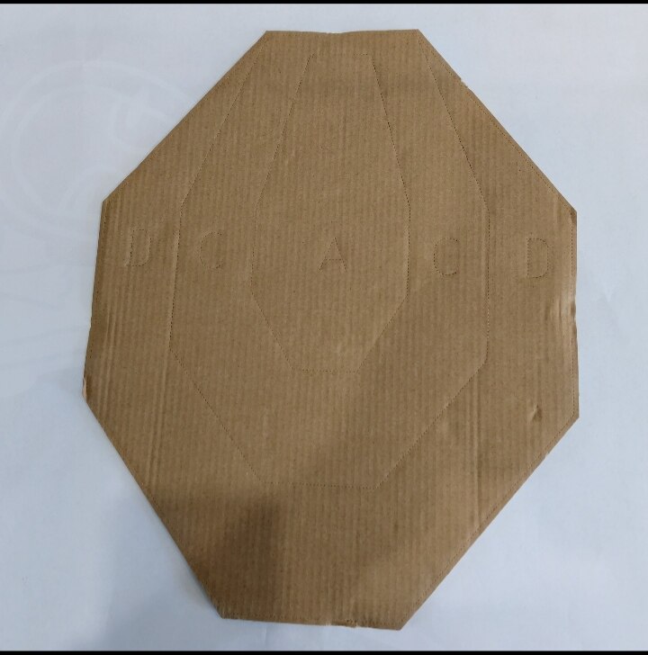 ⅠPSC小号菱形瓦楞靶纸射击训练靶纸38X30.6cm源头工厂现货直发