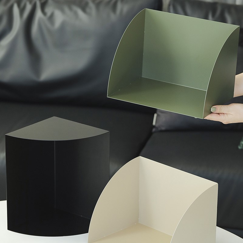 铁艺磨砂哑光桌面展示架小书架叠放架收纳架样板间转角置物架摆件