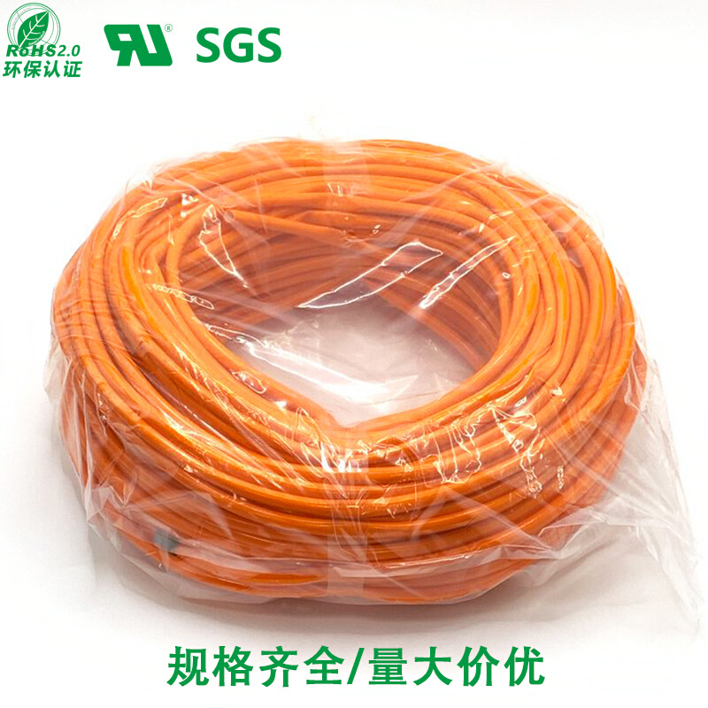 批发4kv橙色硅橡胶涂层玻璃纤维套管汽车线束保护绝缘耐磨耐高温