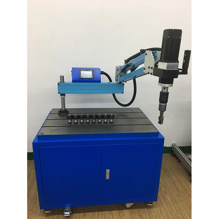 全自动攻丝机 悬臂式模具钢材铝材攻牙单轴伺服电动攻牙机