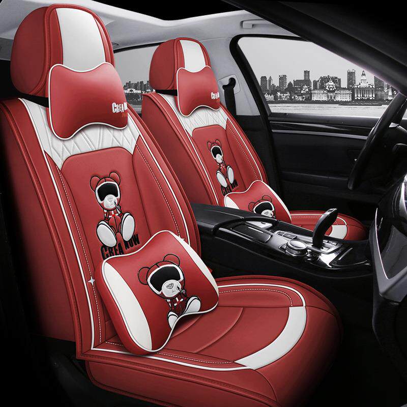 汽车坐垫四季通用座套全包围座垫货车单座全皮新款卡通车座套