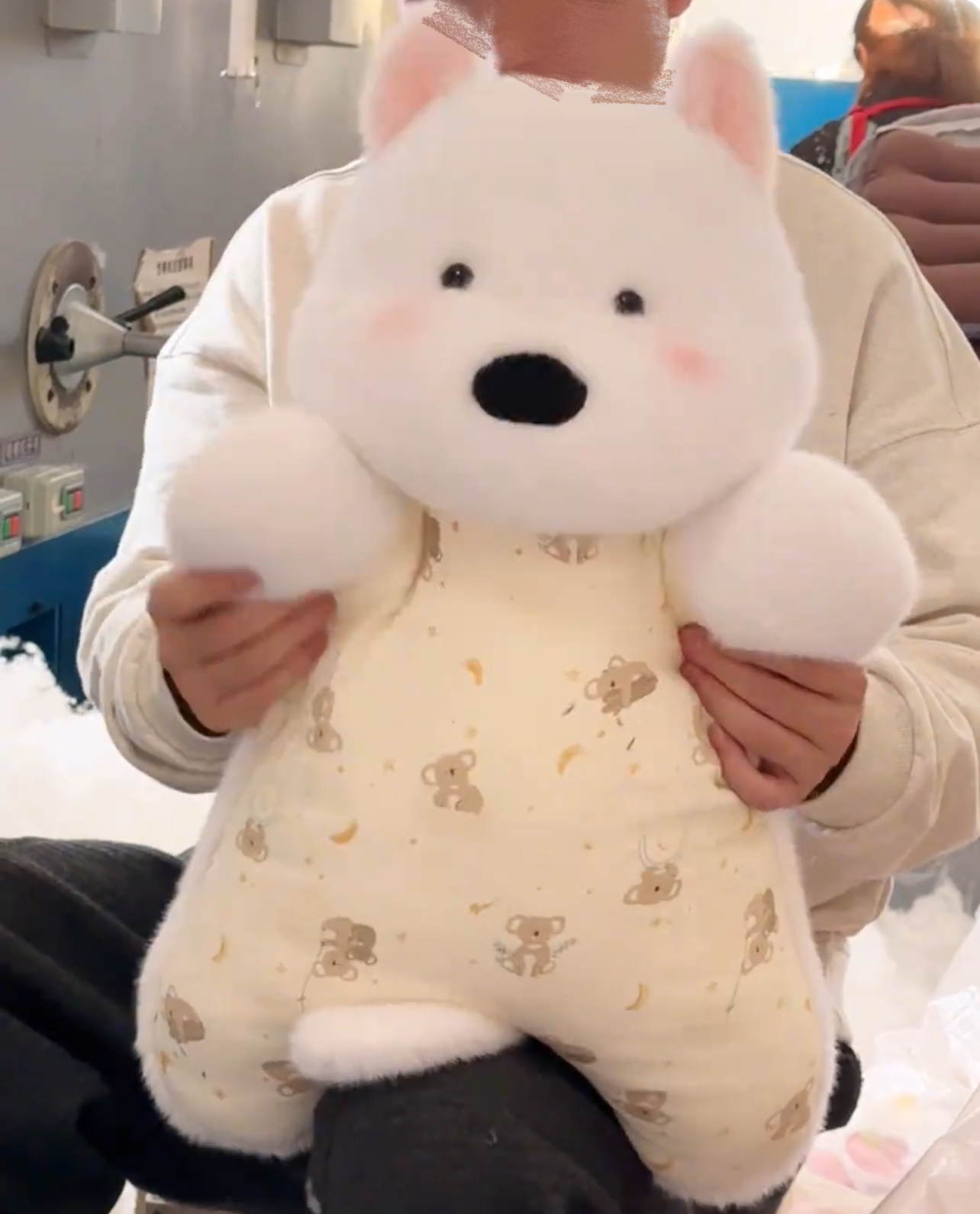 小动物可爱毛茸茸安抚动物玩偶捏捏抱枕可爱减压毛绒玩具柔软抱枕