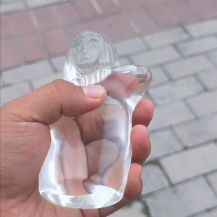 新款魔幻手机傻妞趣味创意怀旧发声水晶娃娃送女友礼物生日礼品