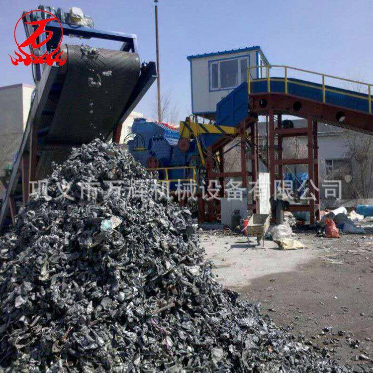 彩钢壳瓦破碎 薄铁机皮油桶粉碎机 冰箱外废1600旧金属破碎机设备