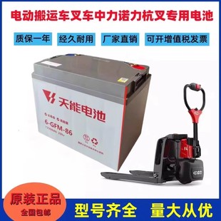 8612V85AH中力小金刚合力电动叉车堆高车洗地机电池 天能6 GFM