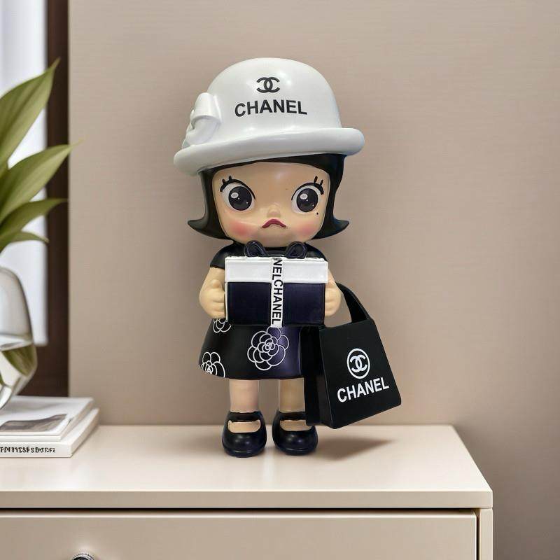 网红茉莉礼盒女孩潮玩家居客厅轻奢高档卡通可爱装饰品摆件,家居饰品,装饰摆件,淘宝优惠券,粉丝福利购,淘宝优惠卷