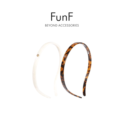 FunF/乐纷绮 U弧眼镜发箍洗脸头箍高颅顶高级感日常百搭气质发饰