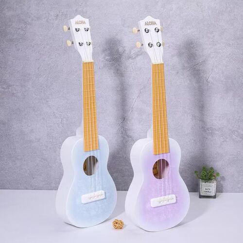 23寸尤克里里男女儿童可弹奏乐器小吉他礼物乌克丽丽冰花高级配色