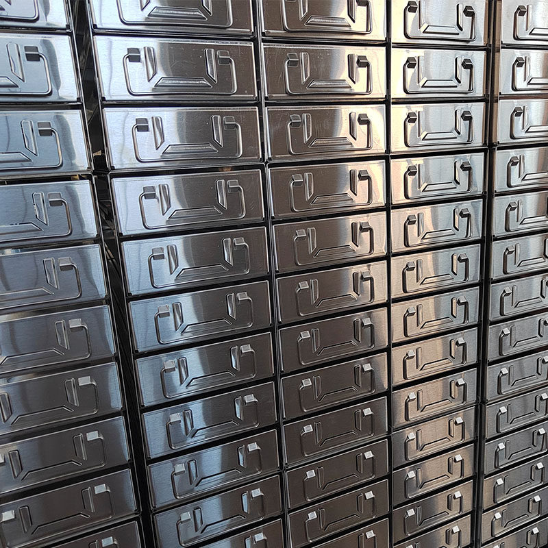 实验室超低温不锈钢冰箱架上取冻存盒专用304液氮冷冻盒存放抽屉