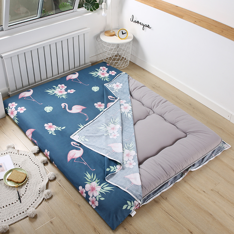 全棉学生宿舍床垫套双拉链可拆卸榻榻米防尘罩海绵乳胶垫被保护套