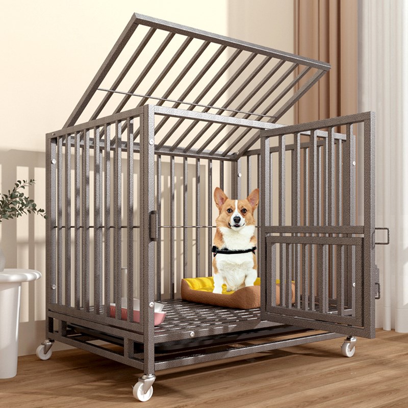 狗笼子小型犬中型犬室内柯基泰迪柴犬狗窝带厕所宠物室外大型围栏