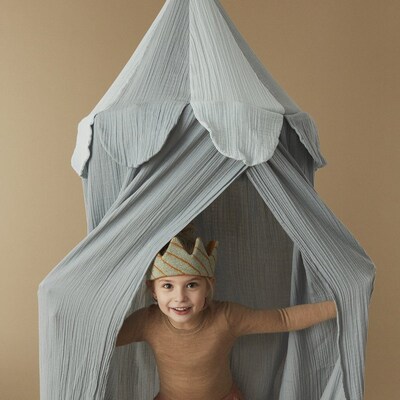 丹麦OYOY 床幔纯棉帐篷吊顶悬挂床帘床帐可爱梦幻北欧儿童房装饰