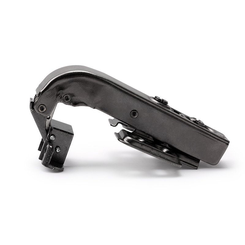 90度转角铝框黑色铰链橱衣柜铝窗门180度平面直角缓冲玻璃门合页