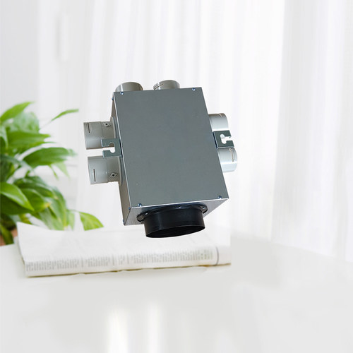 新风分风箱 PE新风分支器  pe一分六一分六消音分配箱 顶送分支箱