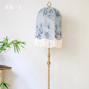 全美一丁新中式灯笼落地灯中国风布艺复古客厅餐厅民宿茶楼装饰灯