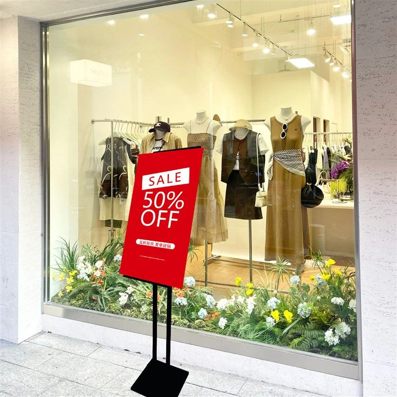 kt板支架展架立式落地式设计展板海报架广告牌展示牌定制双面立牌,商业/办公家具,X展架/易拉宝,淘宝优惠券,粉丝福利购,淘宝优惠卷