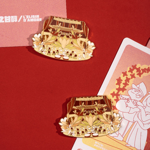 国家大剧院 聆春之声冰箱贴金属创意卡通吸铁石文创礼品