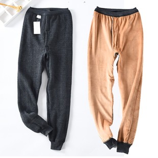 热能裤 高腰纯棉护膝护腰男女老人棉裤 冬加厚加肥大码 中老年保暖裤