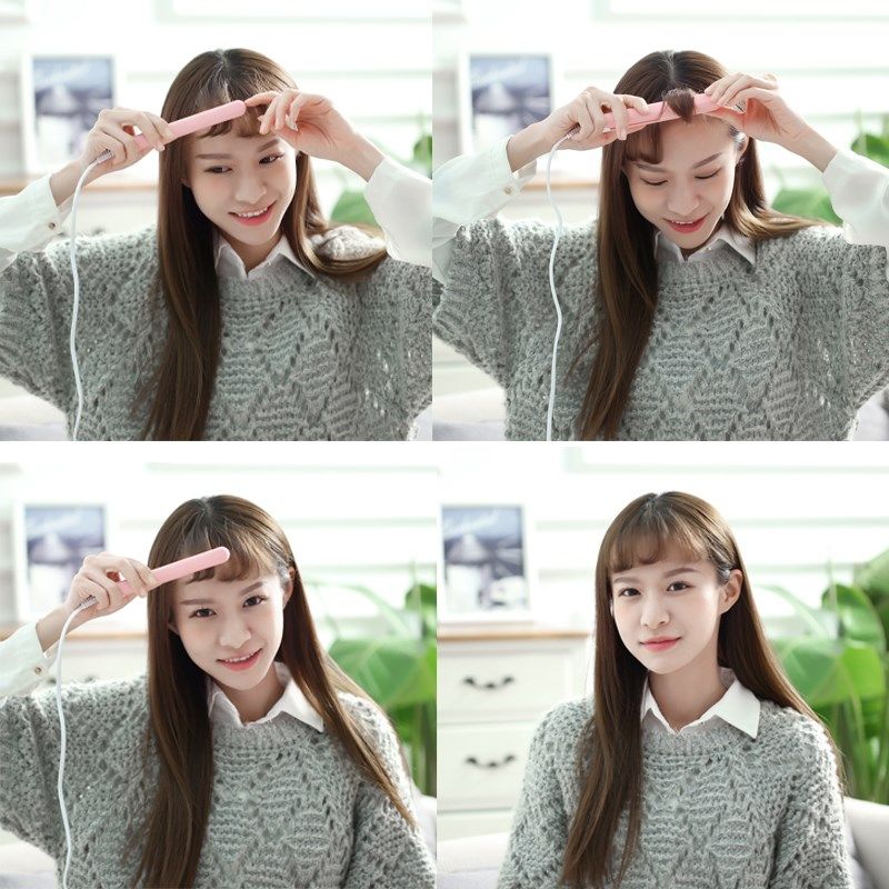 妙型小夹板直发卷发棒两用内扣迷你便携式迷你O伤发刘海韩国学生