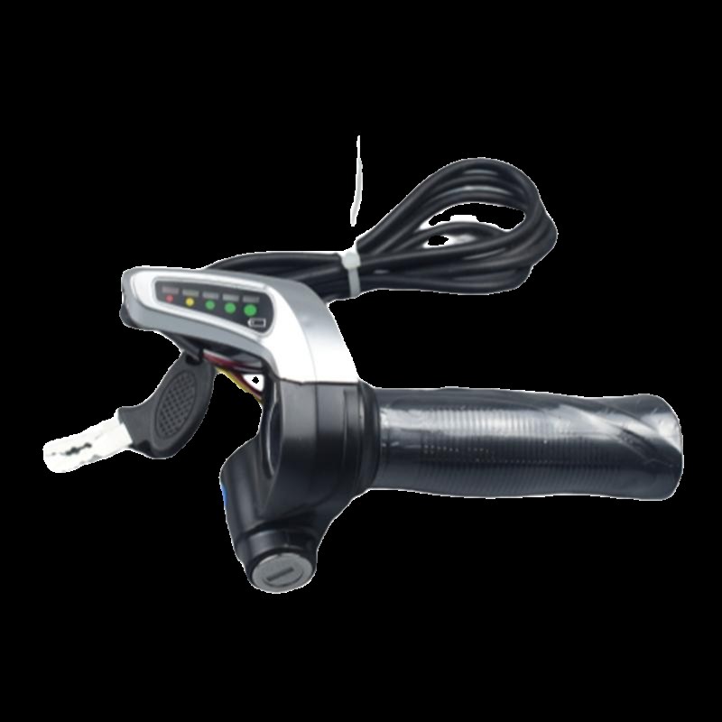 电动车调速电量转把改装锂电通用多功能把手开关带显示器36V48V60
