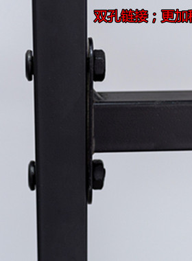 铁艺烤漆架服装童装展示架双层落地龙门架侧挂陈列店男女装中岛架